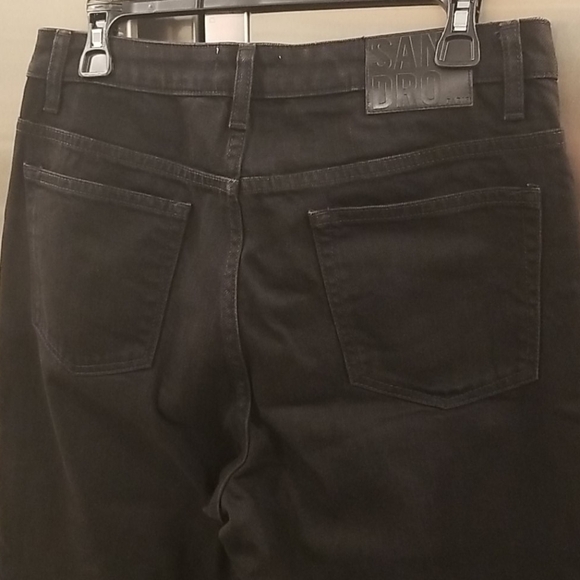 💕SANDRO💕 Rudolphe High Waist Flared Leg Jeans ~ Black 42 EU NWT - Picture 11 of 16